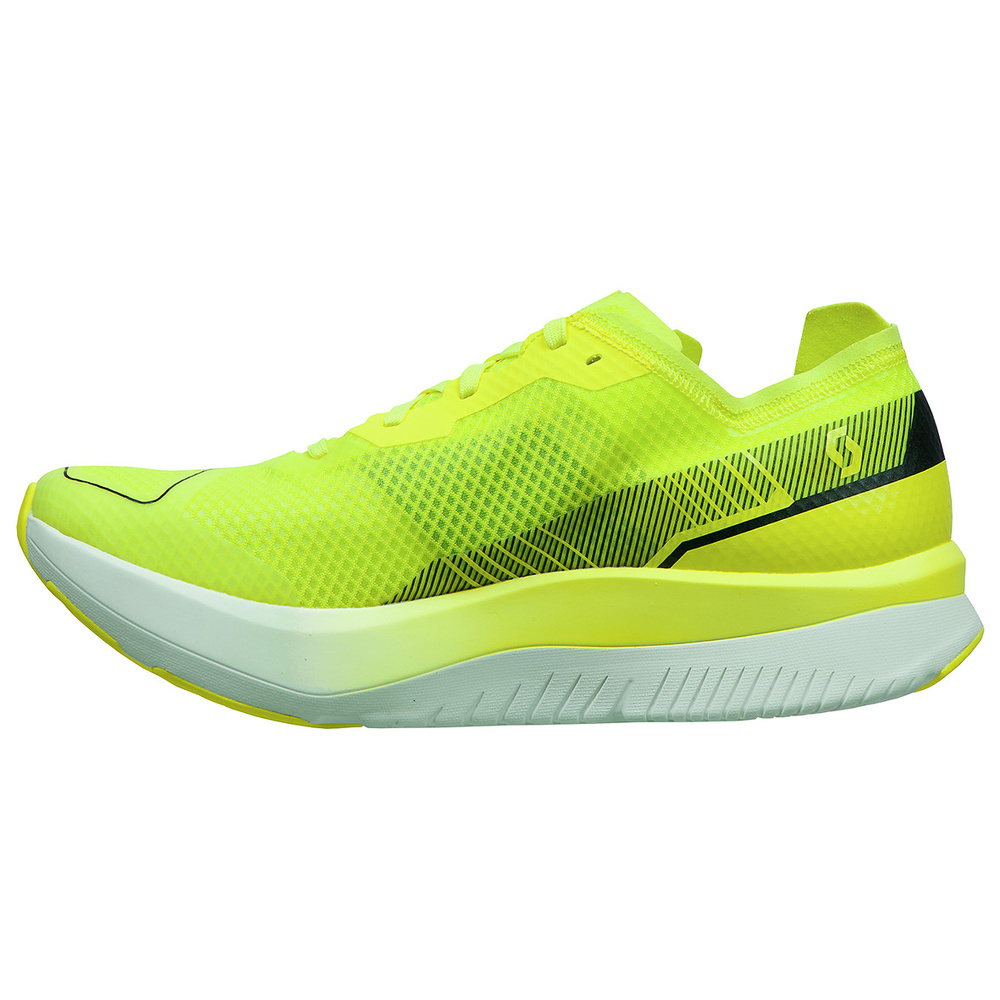 RUNNING SHOES SCOTT SPEED CARBON RC, YELLOW-WHITE MAN. 