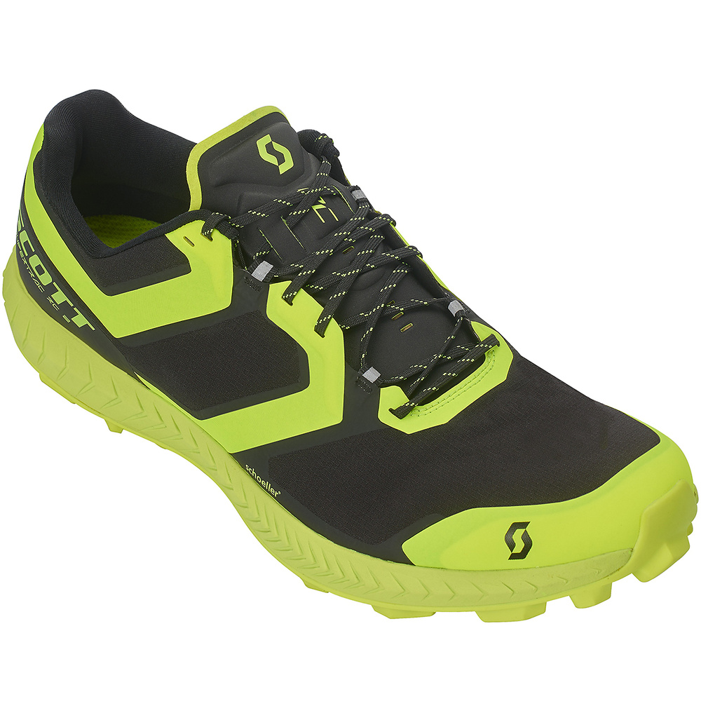 RUNNING SHOES SCOTT SUPERTRAC RC 2, BLACK-YELLOW MAN. 