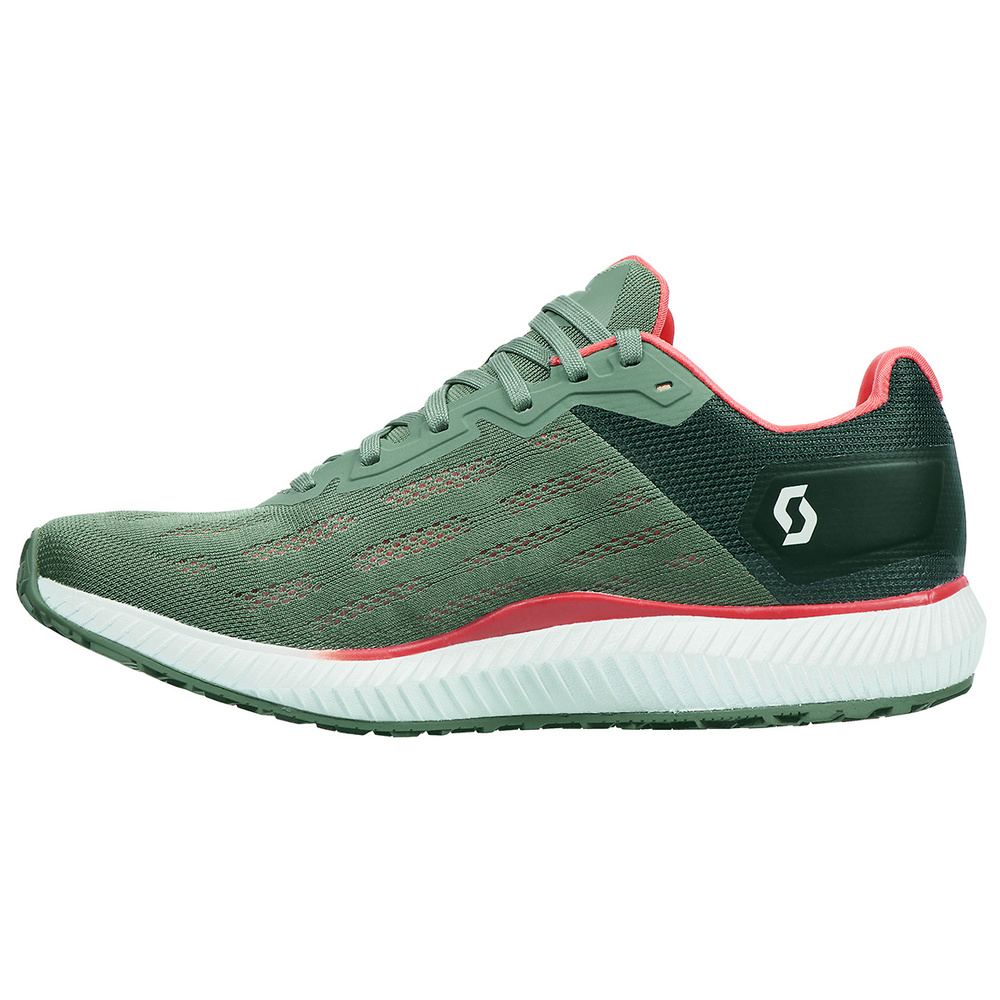 RUNNING SHOES SCOTT WS CRUISE, FROST-GREEN-CORAL-PINK WOMAN. 