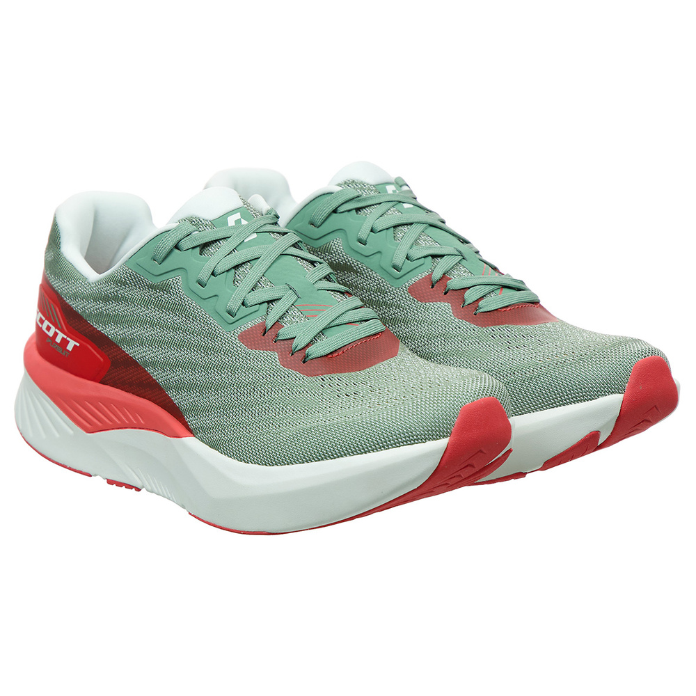 RUNNING SHOES SCOTT WS PURSUIT, FROST GREEN-CORAL PINK WOMAN. 