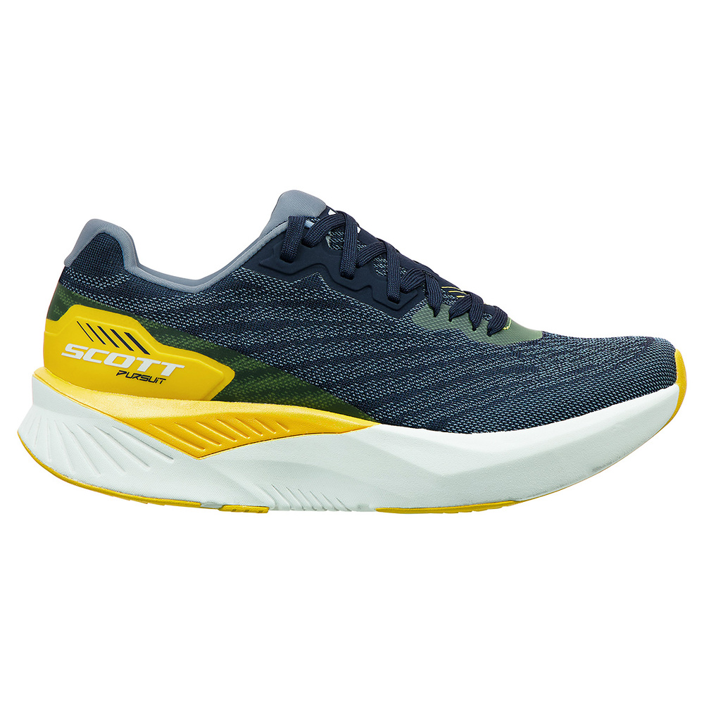 RUNNING SHOES SCOTT WS PURSUIT, MIDNIGHT BLUE-SUN YELLOW WOMAN. 