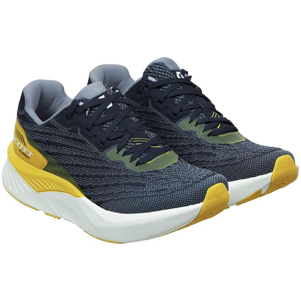 RUNNING SHOES SCOTT WS PURSUIT, MIDNIGHT BLUE-SUN YELLOW WOMAN. 