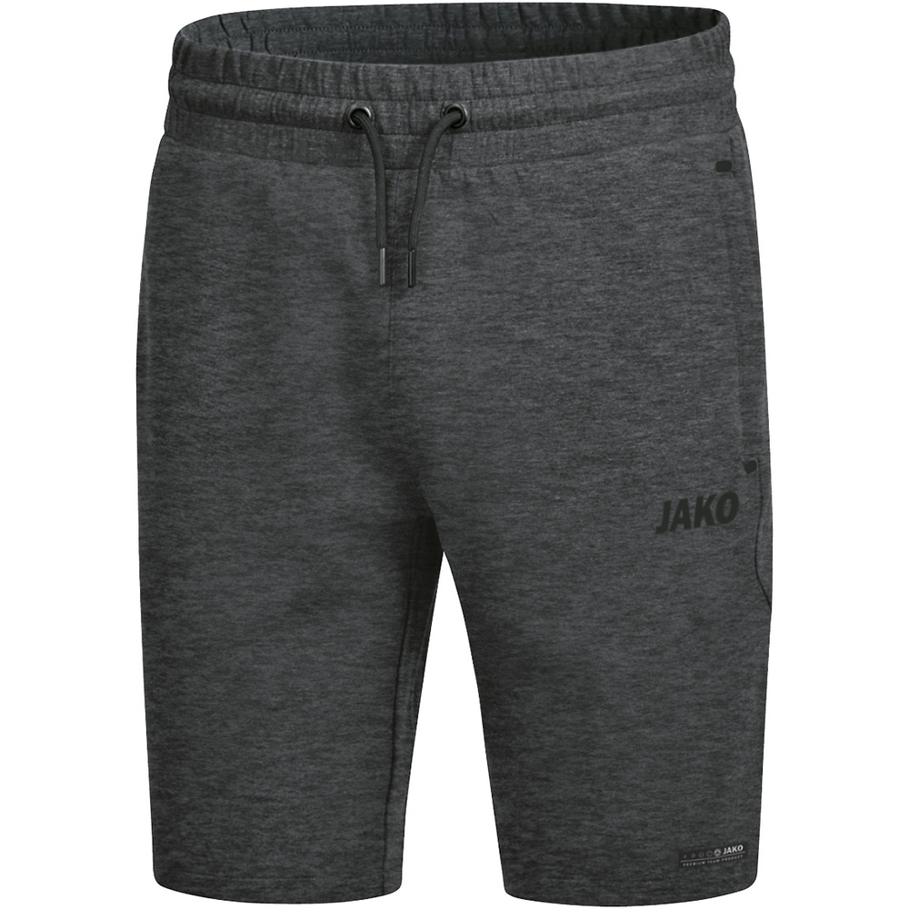 SHORT-BERMUDA JAKO PREMIUM BASICS, ANTRACITA MELANGE HOMBRE. 