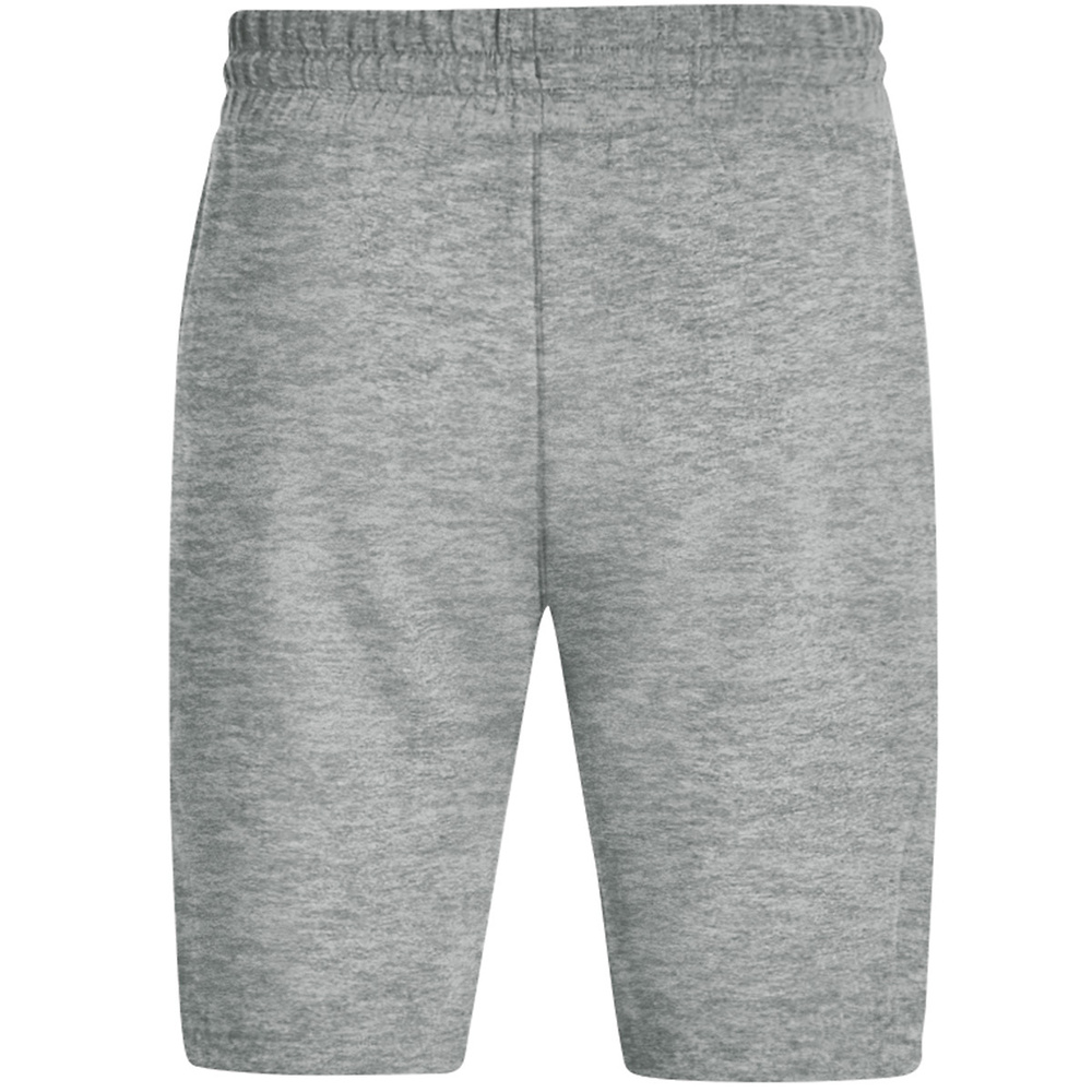 SHORT-BERMUDA JAKO PREMIUM BASICS, GRIS CLARO MELANGE MUJER 