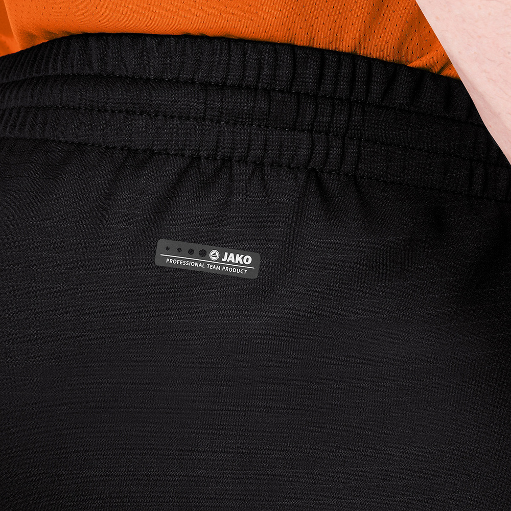 SHORT DE ENTRENAMIENTO JAKO CHALLENGE, NEGRO-NARANJA HOMBRE. 