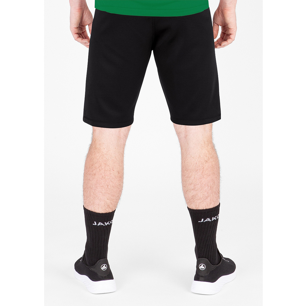 SHORT DE ENTRENAMIENTO JAKO CHALLENGE, NEGRO-VERDE HOMBRE. 