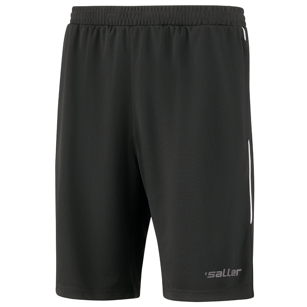 SHORT DE ENTRENAMIENTO Y PASEO SALLEX.72 NEGRO-GRIS-BLANCO UNISEX. 