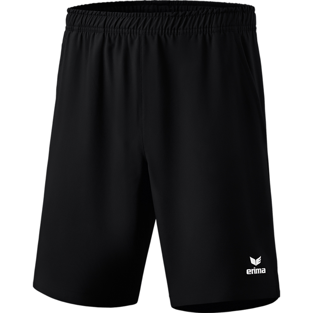 SHORT DE TENIS ERIMA, NEGRO HOMBRE. 