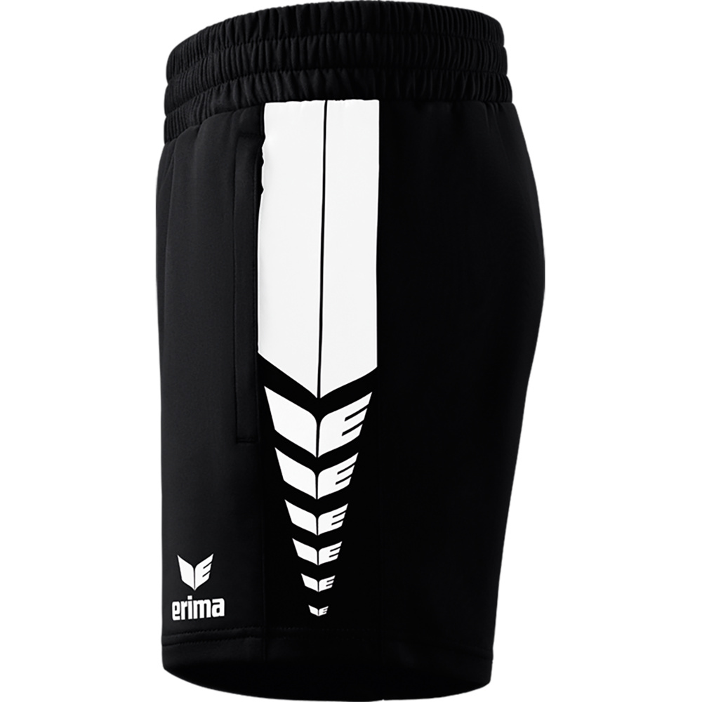 SHORT ERIMA SIX WINGS WORKER, NEGRO-BLANCO MUJER. 