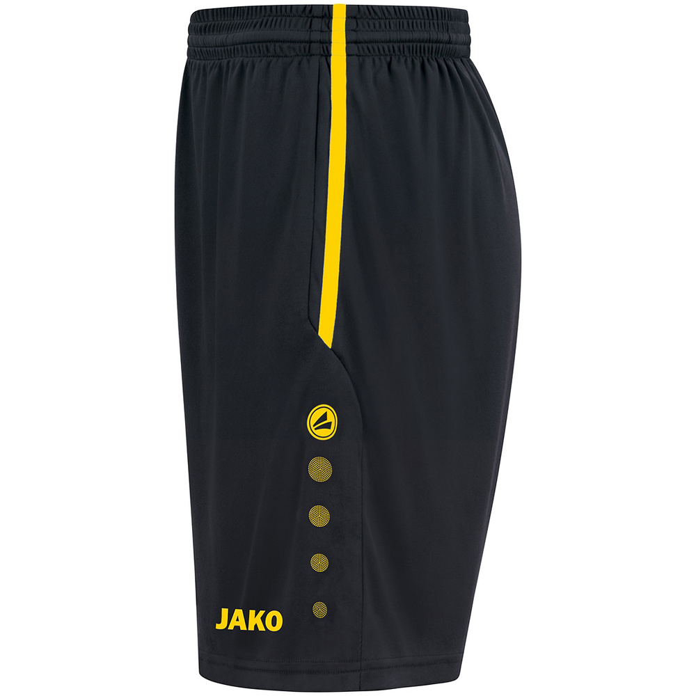 SHORT JAKO ALLROUND, NEGRO-AMARILLO HOMBRE. 