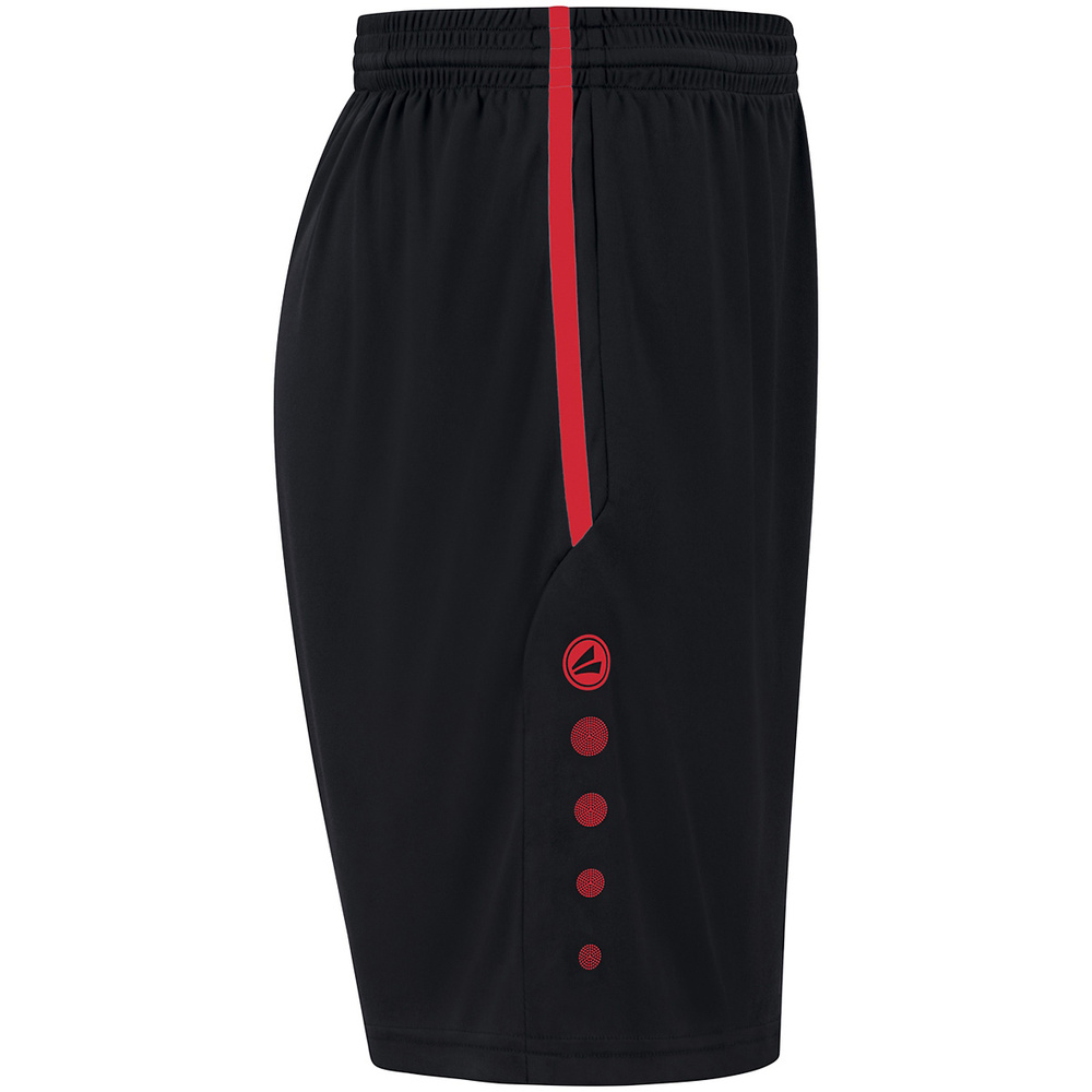 SHORT JAKO ALLROUND, NEGRO-ROJO HOMBRE. 