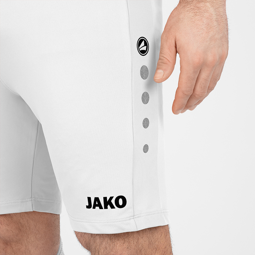 SHORT JAKO PREMIUM, BLANCO HOMBRE. 