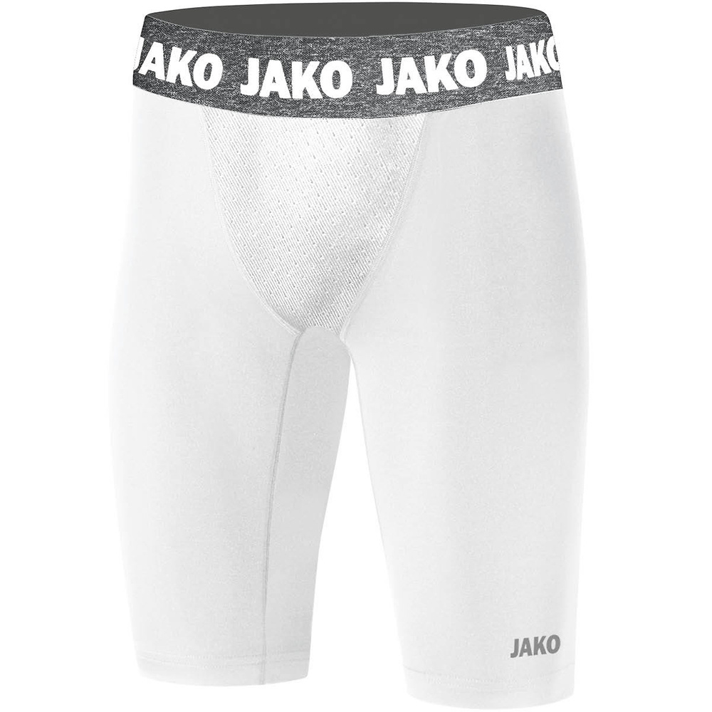 SHORT TIGHT JAKO COMPRESSION 2.0, WHITE KIDS. 