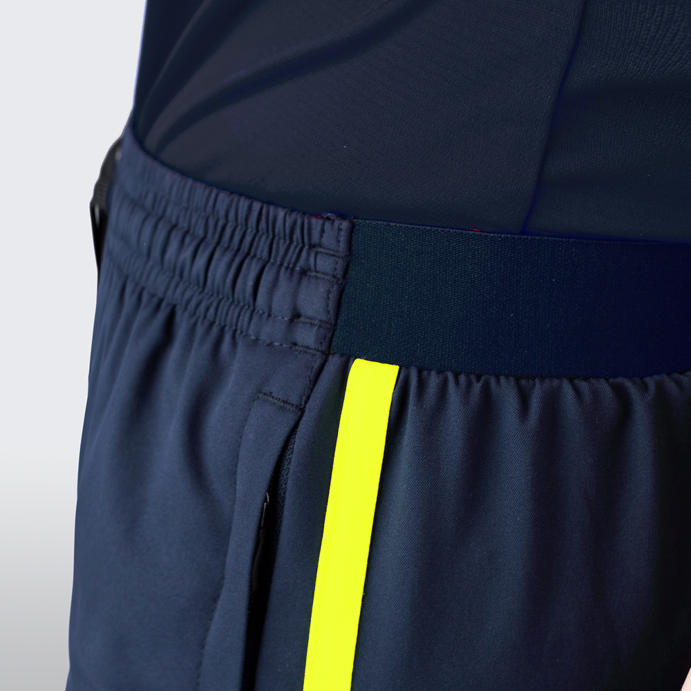 SHORTS JAKO ALLROUND, SEABLUE-NEON YELLOW WOMEN. 