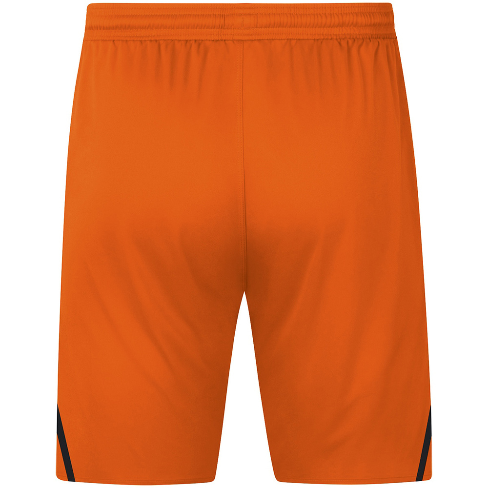 SHORTS JAKO CHALLENGE, NEON ORANGE-BLACK KIDS. 