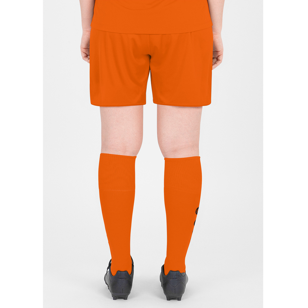 SHORTS JAKO CHALLENGE, NEON ORANGE-BLACK WOMEN. 