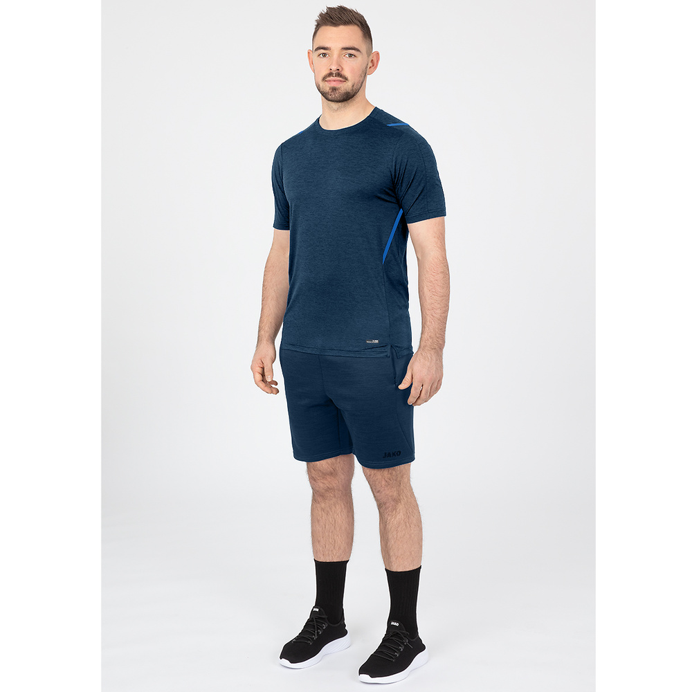 SHORTS JAKO CHALLENGE, SEABLUE MELANGE MEN. 