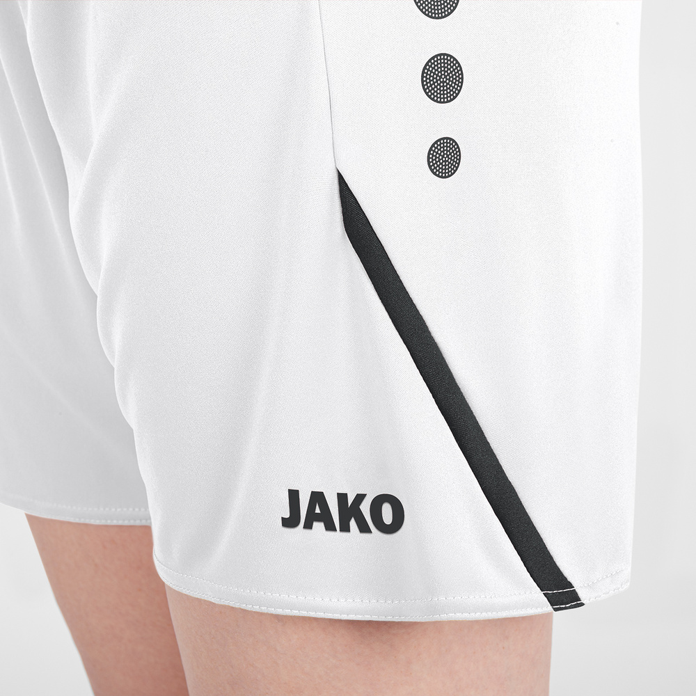 SHORTS JAKO CHALLENGE, WHITE-LIGHT ANTHRA WOMEN. 