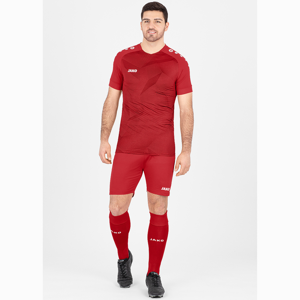 SHORTS JAKO PREMIUM, SPORT RED MEN. 