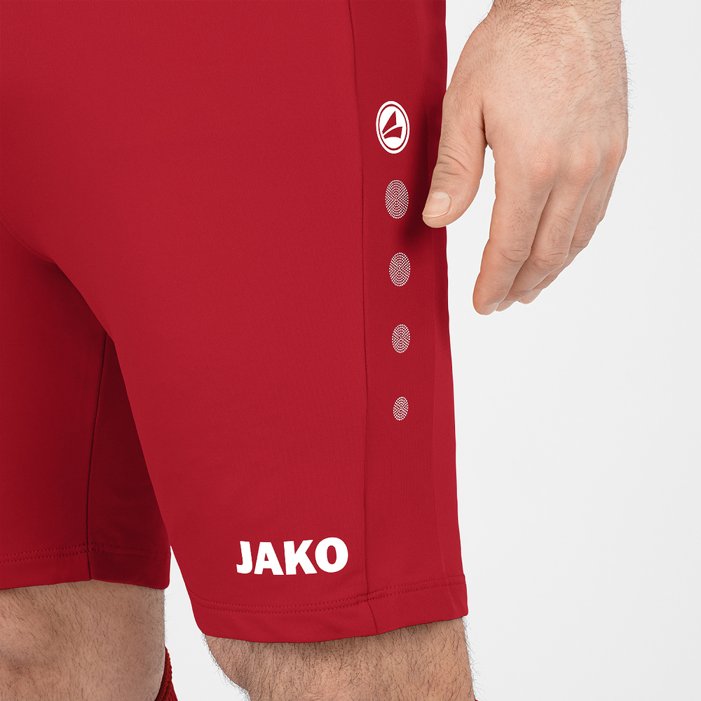 SHORTS JAKO PREMIUM, SPORT RED MEN. 