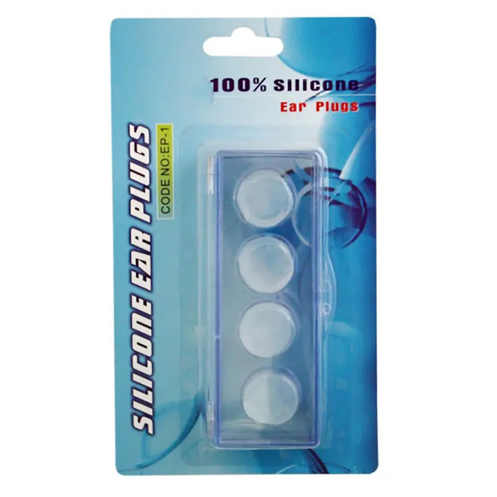 SILICONE EAR PLUGS (SET OF 4). 