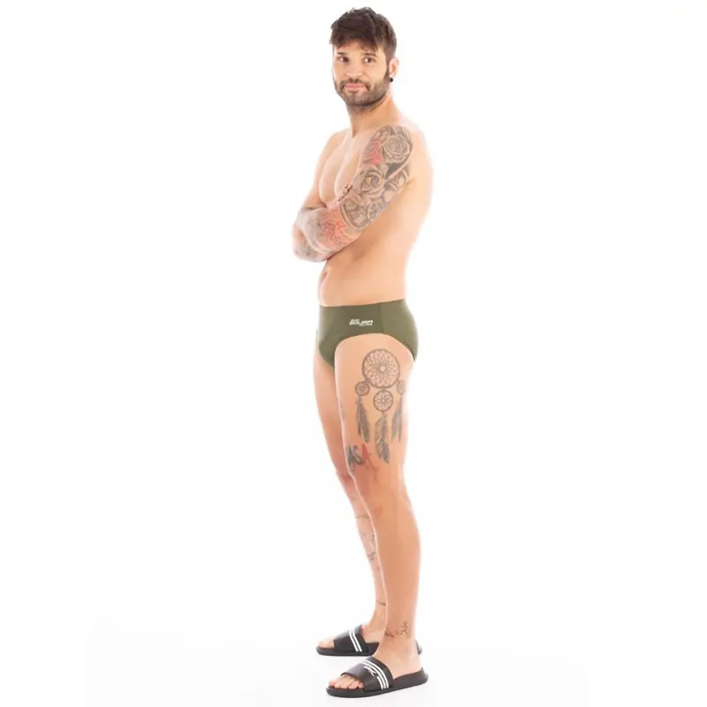 SLIP SQUBA TRAINING VERDE OSCURO HOMBRE. 