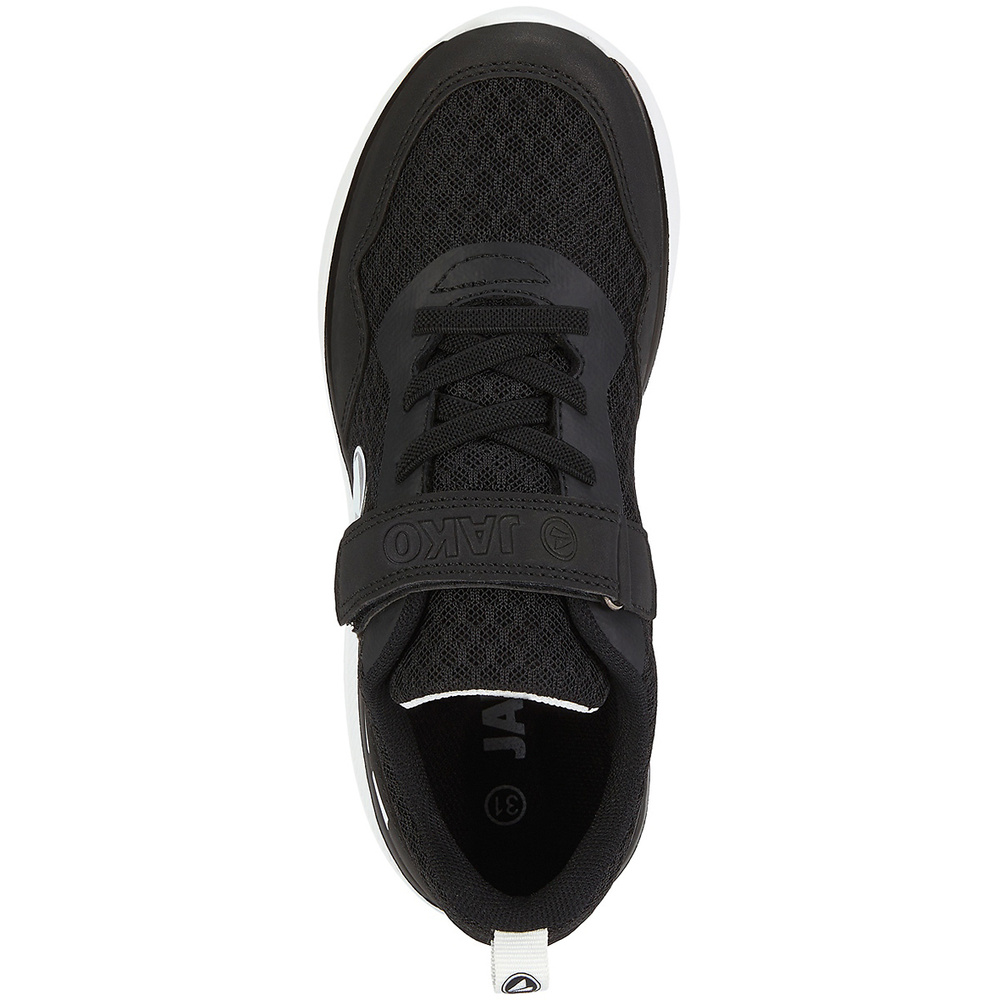 SNEAKER JAKO PERFORMANCE JUNIOR, NEGRO-BLANCO. 