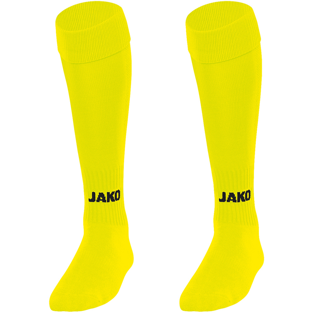 SOCK JAKO GLASGOW 2.0, NEON YELLOW. 