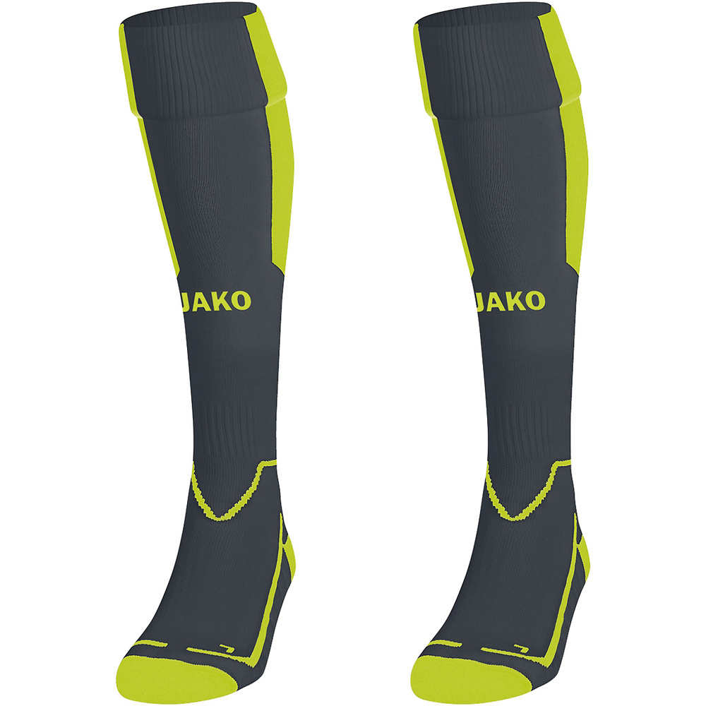 SOCKS JAKO LAZIO, ANTHRACITE-LIME. 