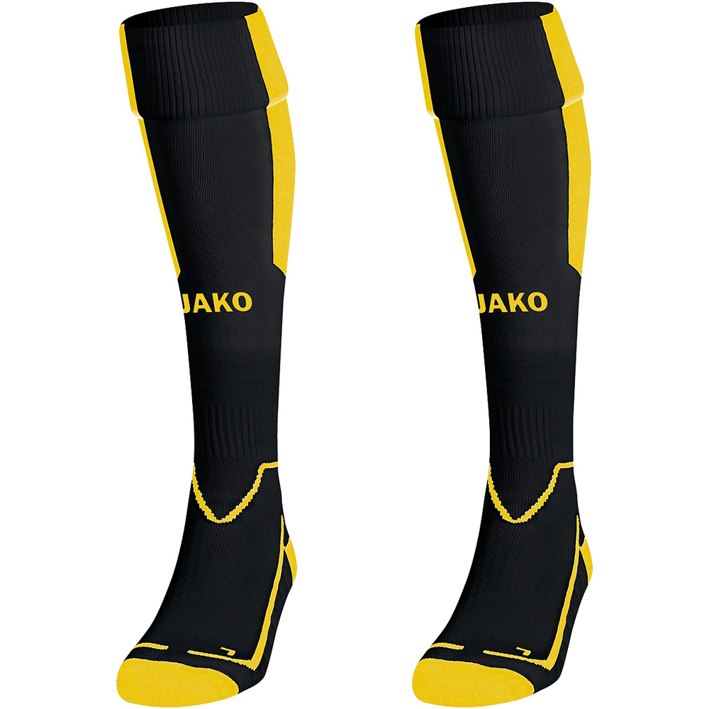 SOCKS JAKO LAZIO, BLACK-CITRO. 