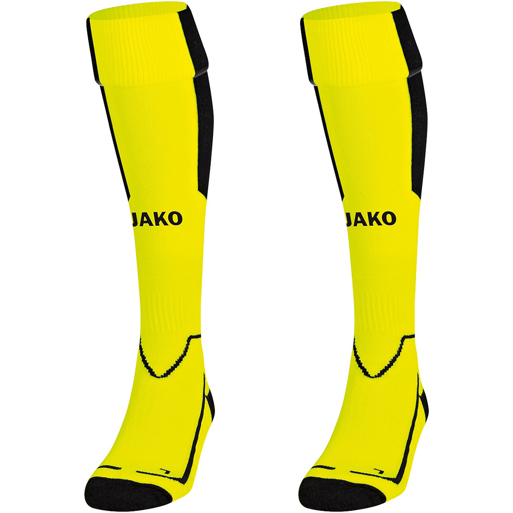 SOCKS JAKO LAZIO, NEON YELLOW-BLACK. 