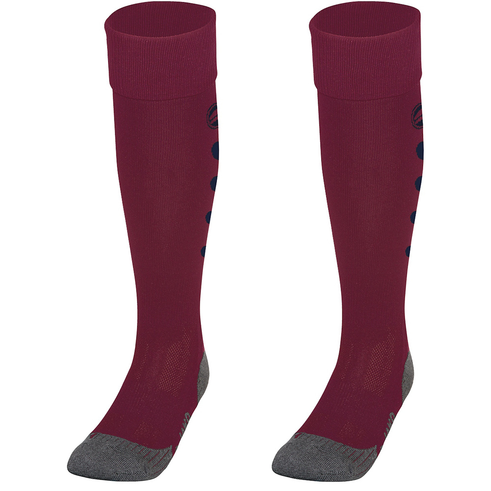 SOCKS JAKO ROMA, MAROON-SEABLUE. 