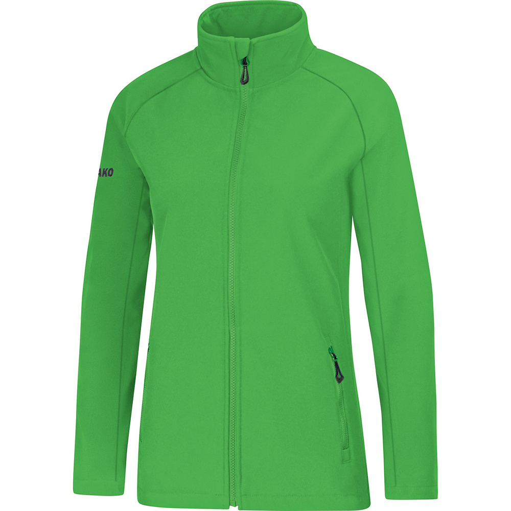 SOFTSHELL JACKET JAKO TEAM, SPORT GREEN WOMEN. 