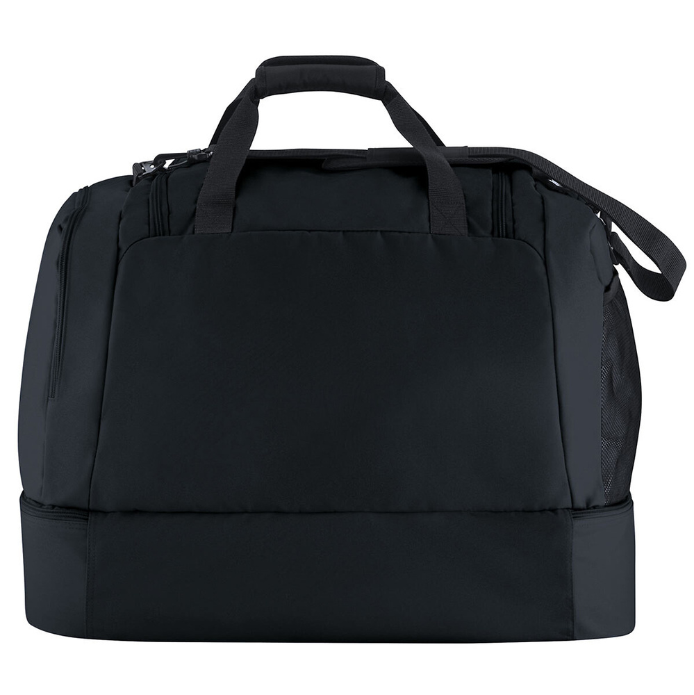 SPORTS BAG JAKO CLASSICO WITH BASE COMPARTMENT, BLACK. 