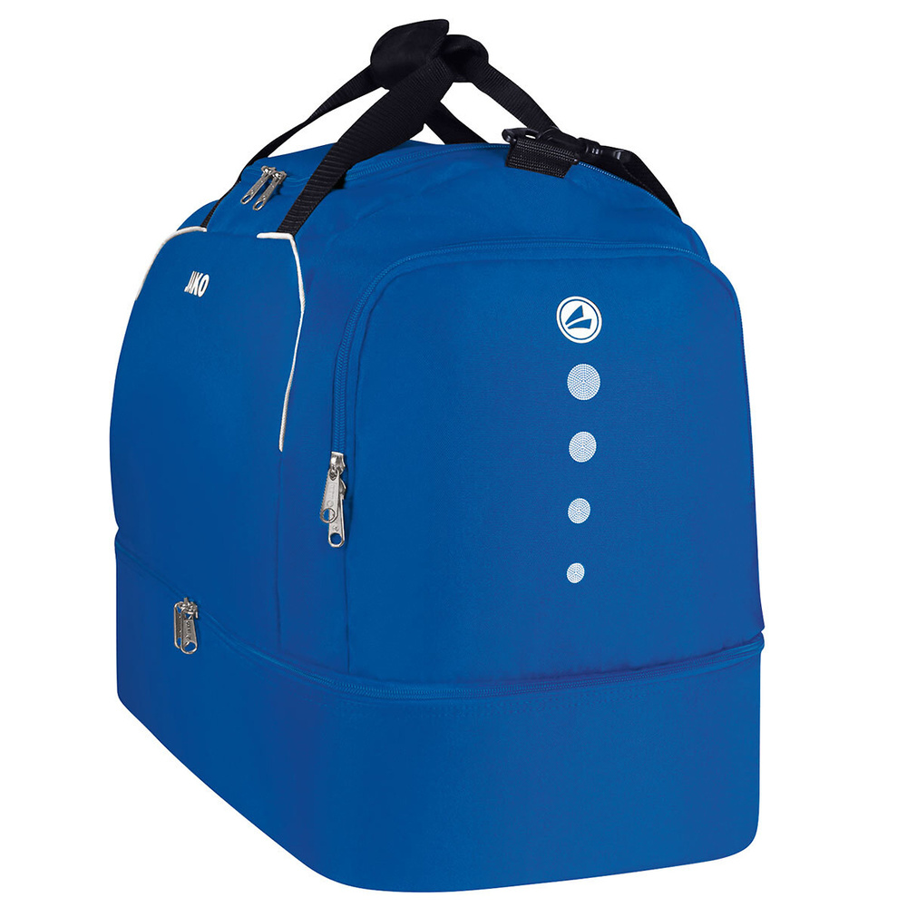 SPORTS BAG JAKO CLASSICO WITH BASE COMPARTMENT, ROYAL. 