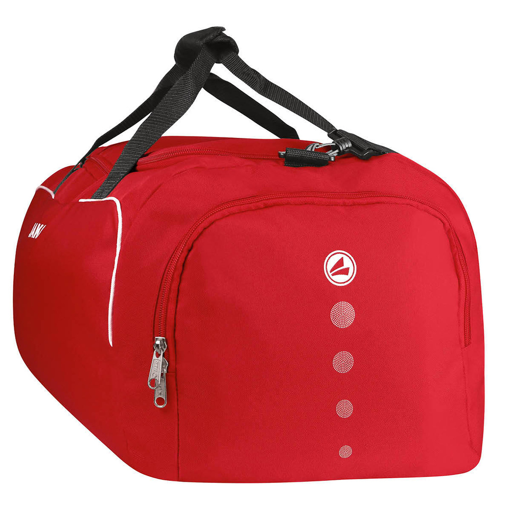 SPORTS BAG JAKO CLASSICO WITH SIDE WET COMPARTMENTS, RED. 