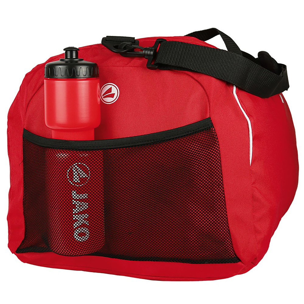 SPORTS BAG JAKO CLASSICO WITH SIDE WET COMPARTMENTS, RED. 