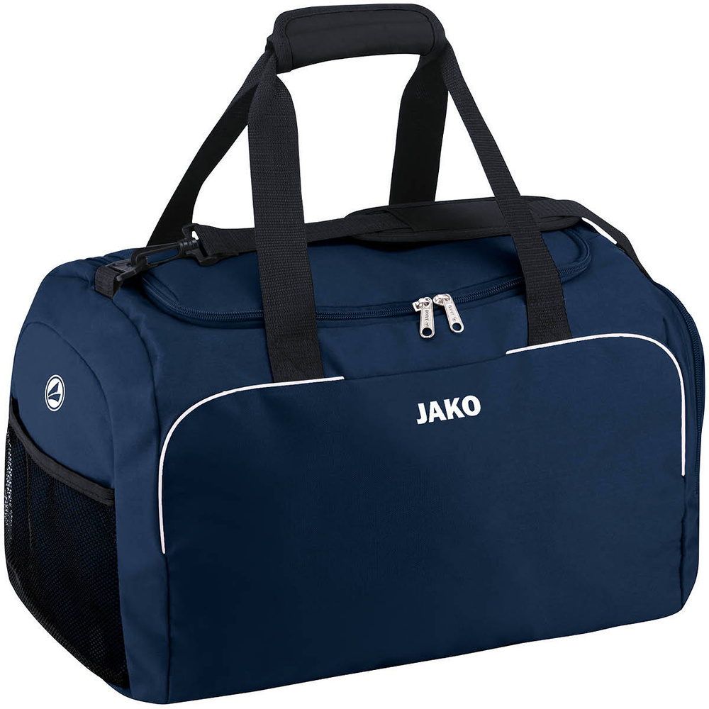 SPORTS BAG JAKO CLASSICO WITH SIDE WET COMPARTMENTS, SEABLUE. 