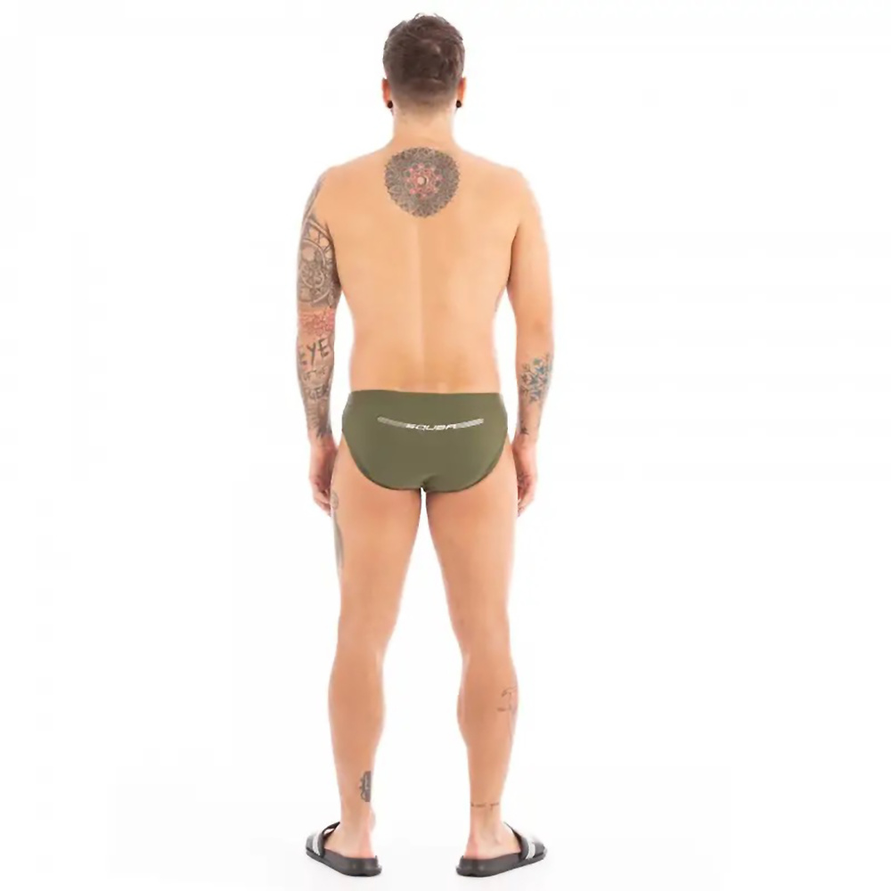 SQUBA TRAINING BRIEF DARK GREEN MAN. 