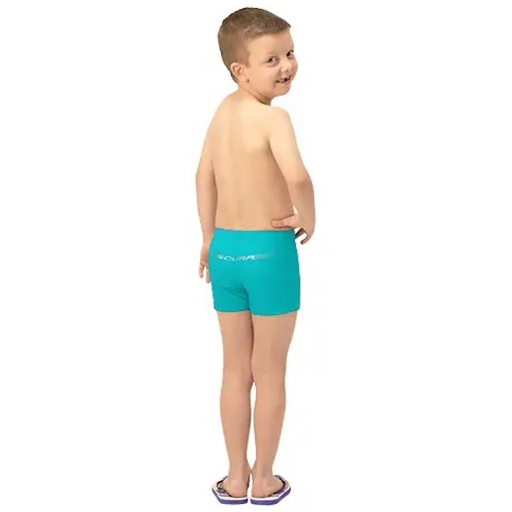 SQUBA TRAINING GREEN SFT BOY BOXER SHORTS. 