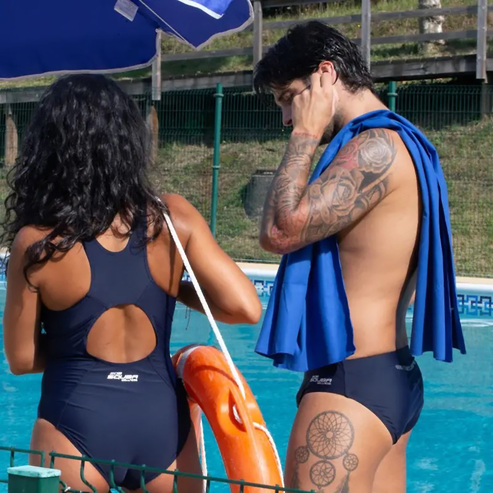 SQUBA TRAINING SWIMMING COSTUME NAVY WOMAN