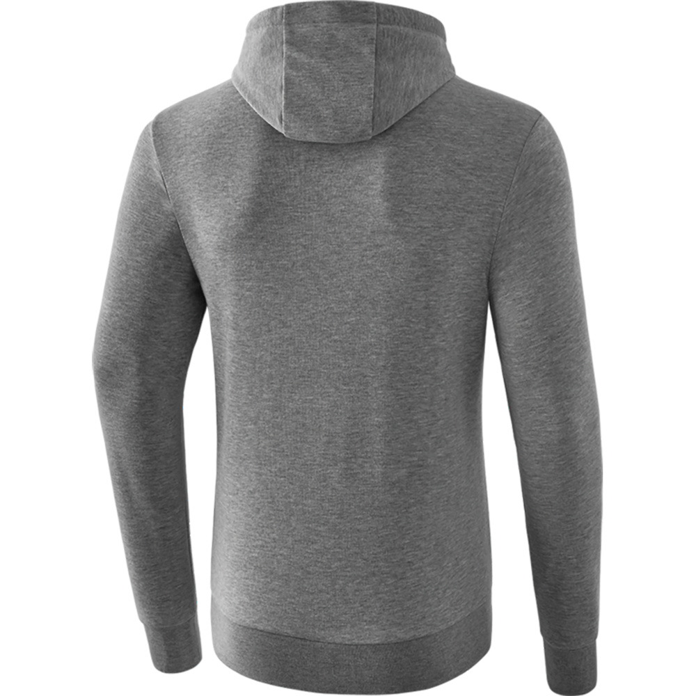 SUDADERA CON CAPUCHA ERIMA, GRIS HOMBRE. 