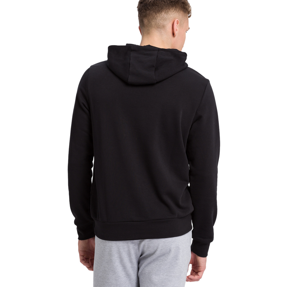 SUDADERA CON CAPUCHA ERIMA, NEGRA HOMBRE. 