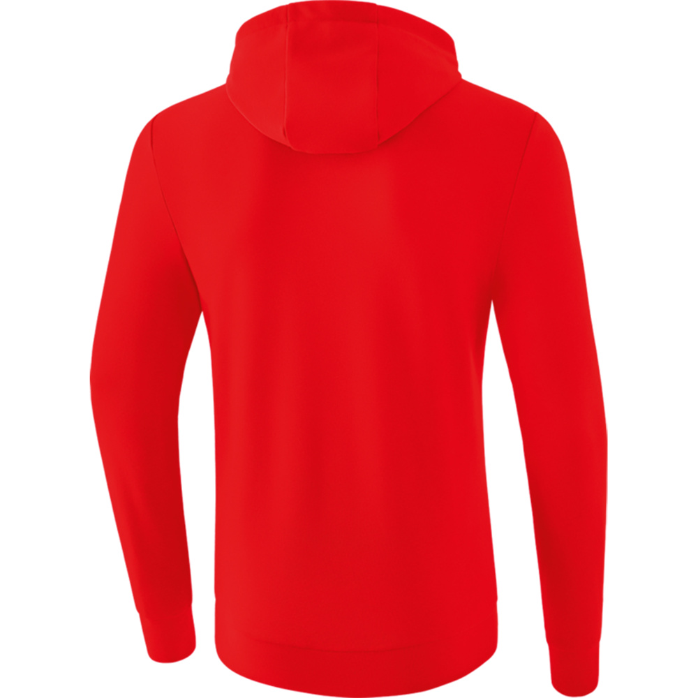 SUDADERA CON CAPUCHA ERIMA, ROJA HOMBRE. 