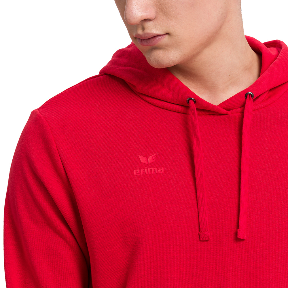 SUDADERA CON CAPUCHA ERIMA, ROJA HOMBRE. 