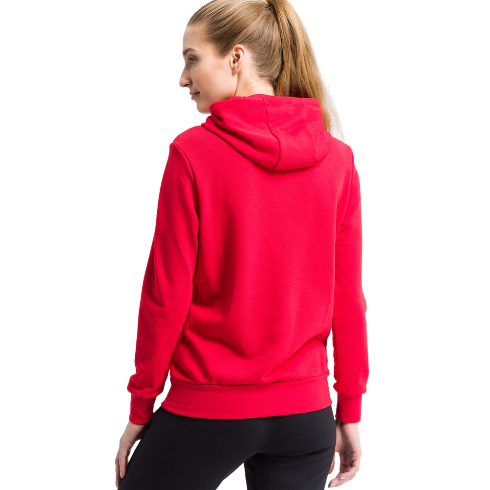 SUDADERA CON CAPUCHA ERIMA, ROJA MUJER. 