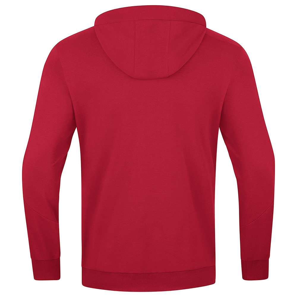 SUDADERA CON CAPUCHA JAKO POWER, ROJA-BLANCA HOMBRE. 