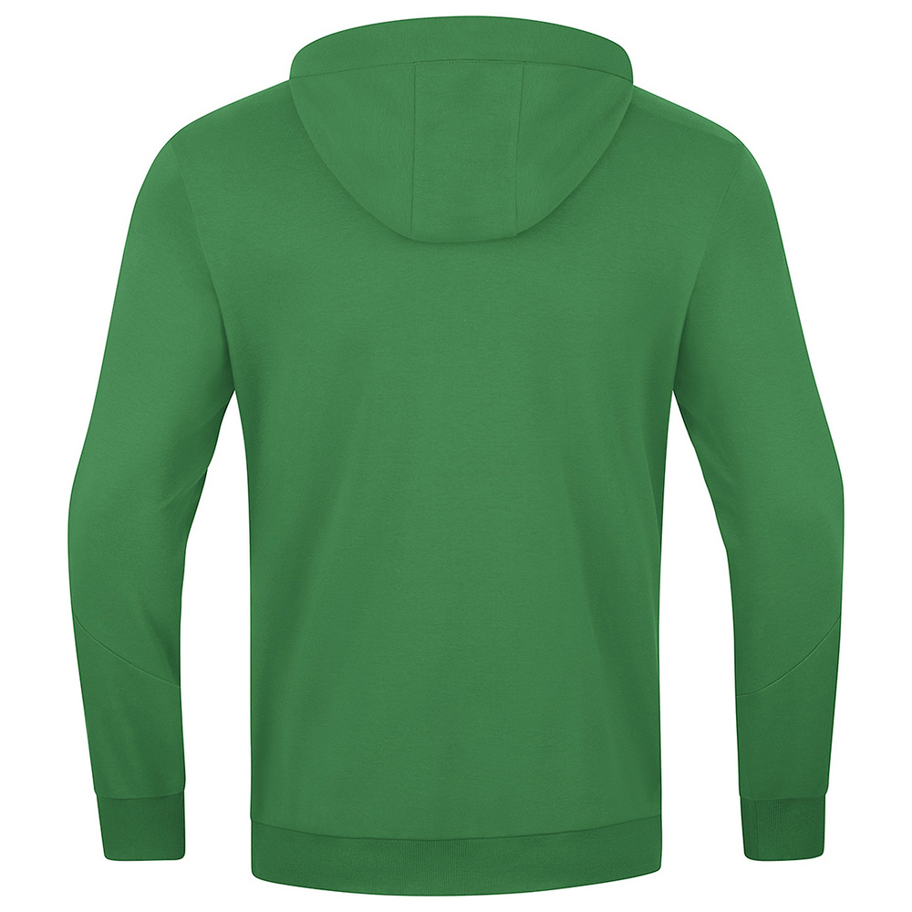 SUDADERA CON CAPUCHA JAKO POWER, VERDE-BLANCA NIÑO. 