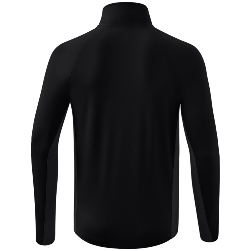 SUDADERA ENTRENAMIENTO 1/4 CREMALLERA ERIMA LIGA STAR, NEGRA UNISEX. 