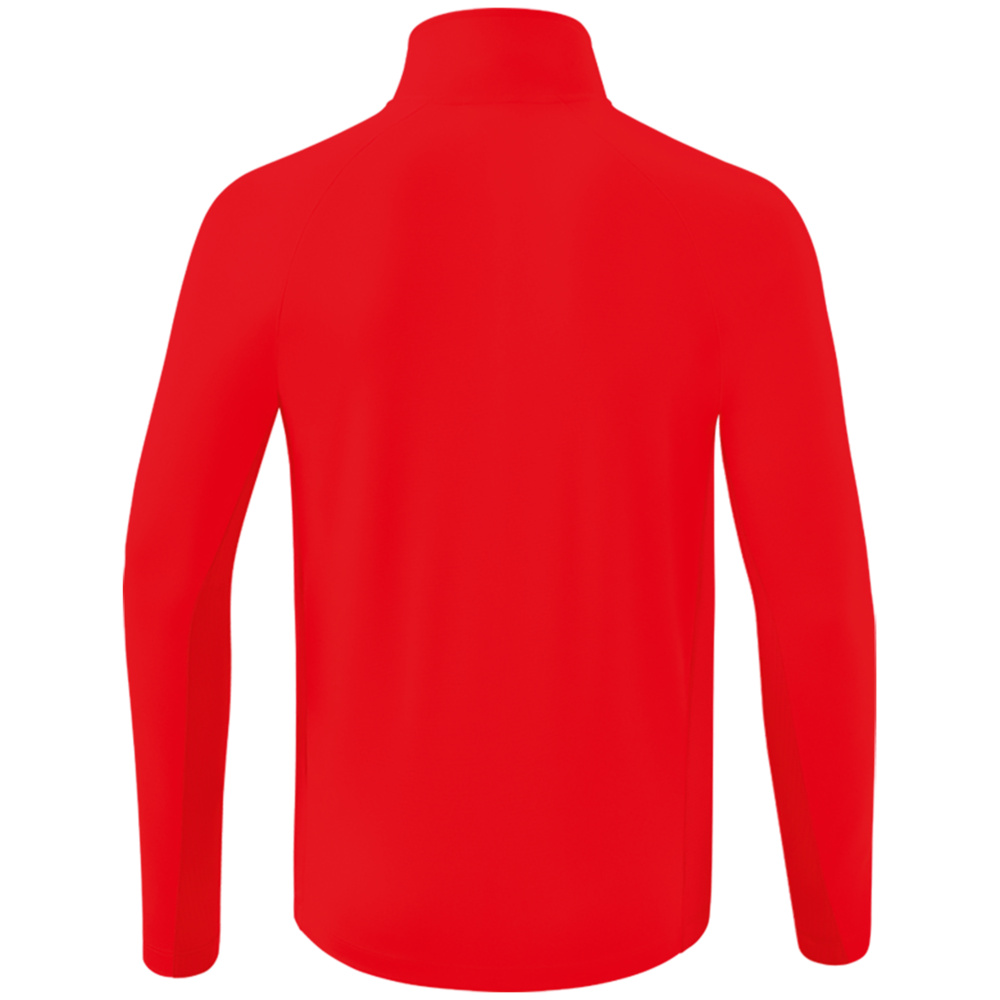 SUDADERA ENTRENAMIENTO 1/4 CREMALLERA ERIMA LIGA STAR, ROJA UNISEX. 